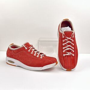 Cole Haan Shoes Womens 7 Red Nubuck Walking Sneakers Casual